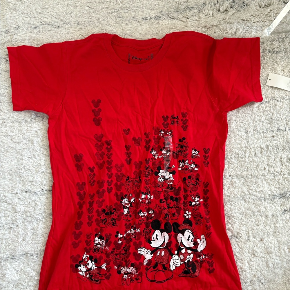 Disney Red Mickey Mouse Graphic Tee